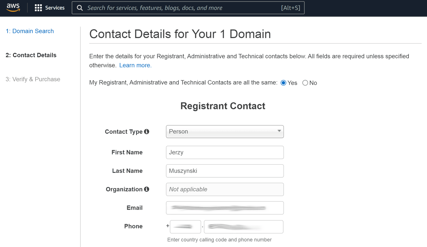 Register Domain