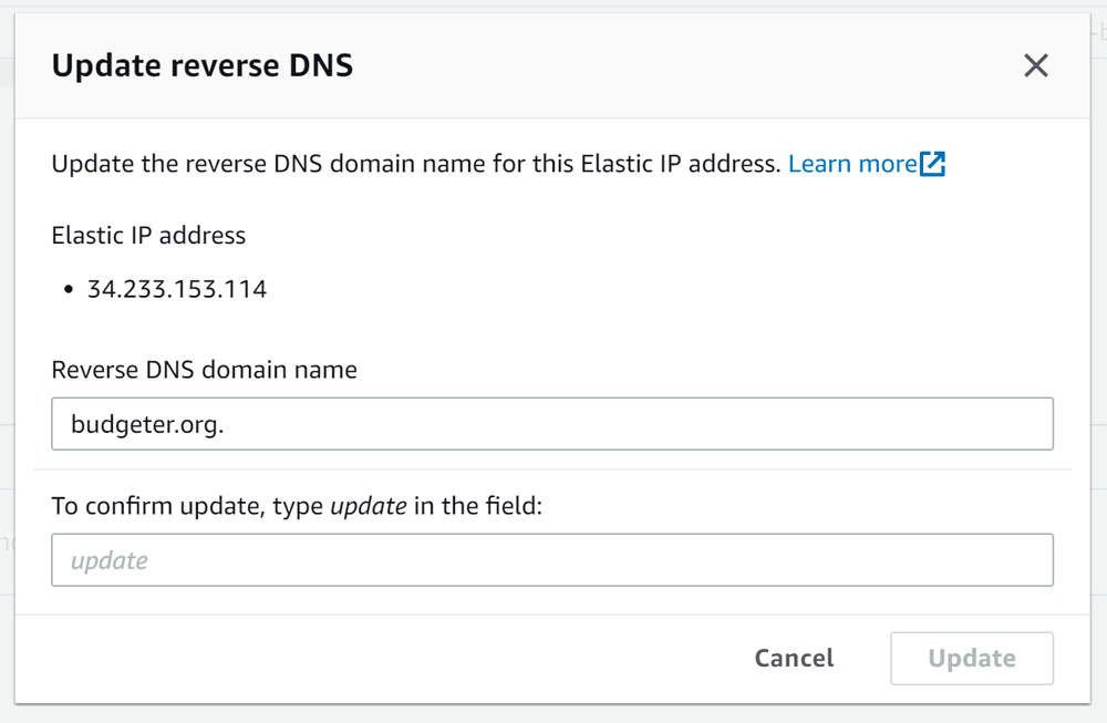Reverse DNS
